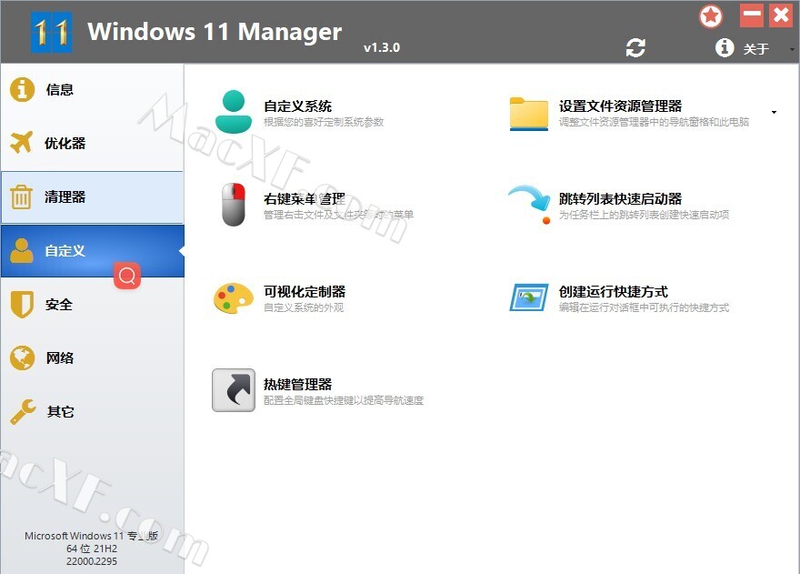 Windows 11 Manager(Win11系统优化工具)