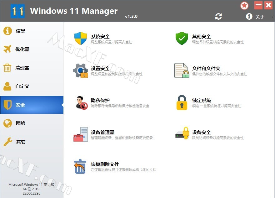 Windows 11 Manager(Win11系统优化工具)