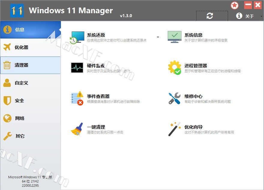 Windows 11 Manager(Win11系统优化工具)