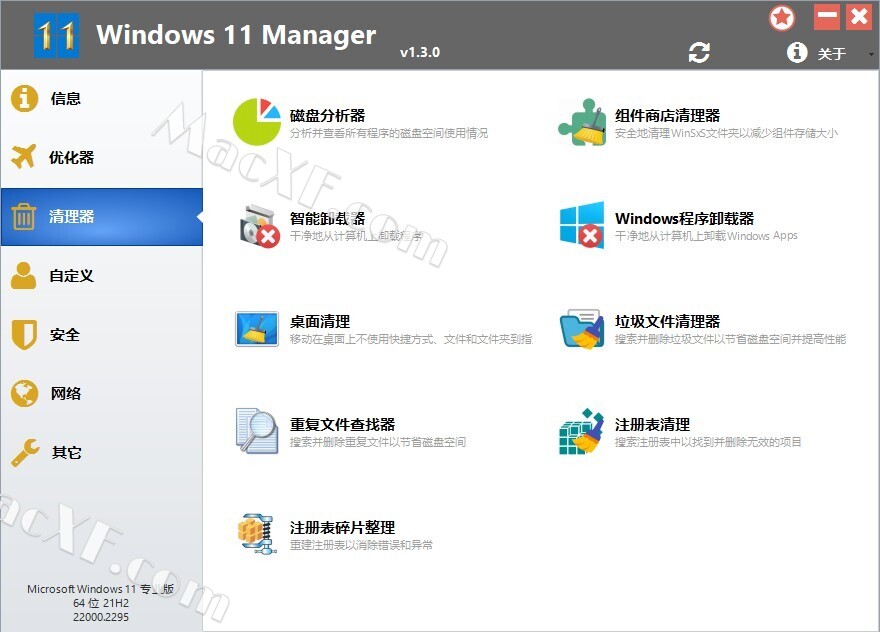 Windows 11 Manager(Win11系统优化工具)